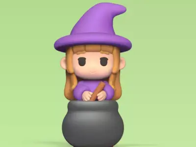 Witch Cauldron 3D print model
