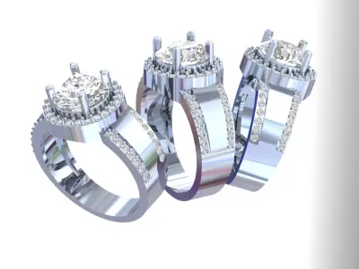 Gents Ring 3D print model buy