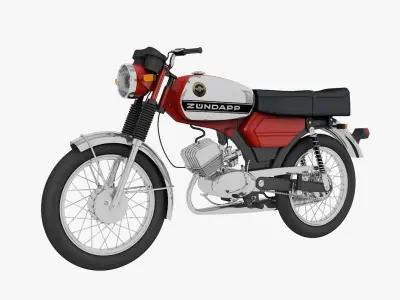Zundapp KS 50cc 3D model