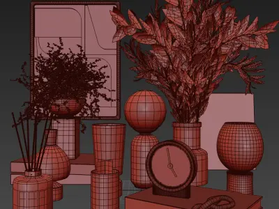 Decorative set 17 3D model