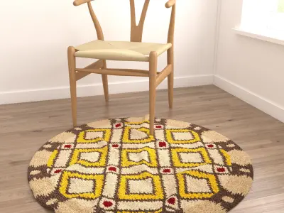 Rugs No 737 Low-poly 3D model