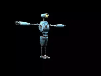 robot  Free low-poly 3D model