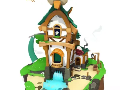 HOUSE WATER BIRD 3D print model