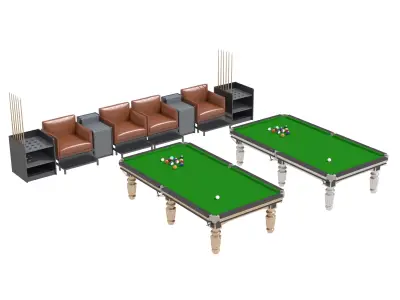 Billiards Table 3D model