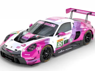 Porsche 911 GT3 R LMGT3 2025 3D model