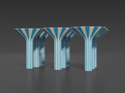 Adailiya Water Towers Park 3D model