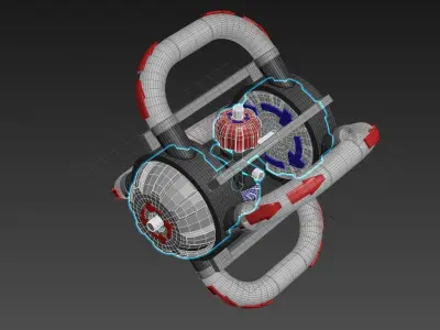 Quadro Vortex Turbo - Concept 3D model