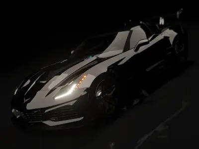 Chevrolet Corvett ZR1 SK Model 3D model