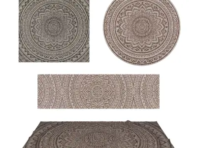 Rugs No 672 Low-poly 3D model