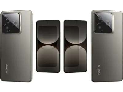 Realme GT7 Pro Racing Edition Star Trail Titanium 3D model