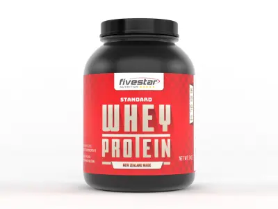 Protein Powder 3D model