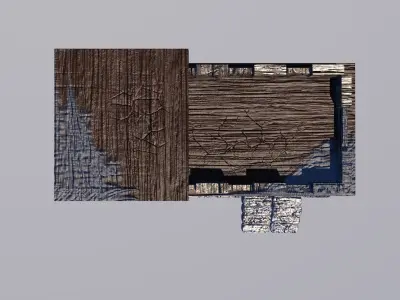 Medieval House Ruine 3D model