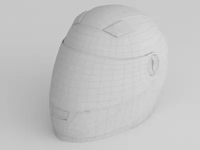 Motorcycle Helmet 3D model