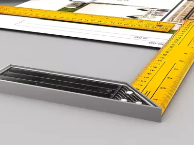 Aluminum Square 3D model