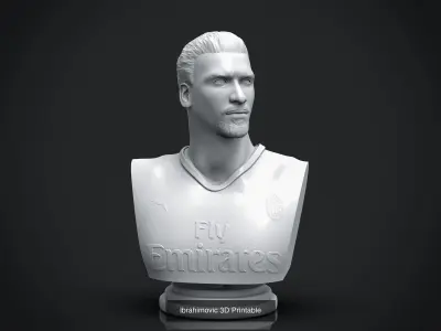 Ibrahimovic Collection bust of soccer player 3D Model Pack
