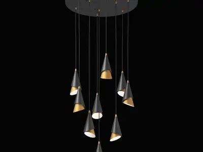 757090 Cone Lightstar Pendant Lamp 3D model