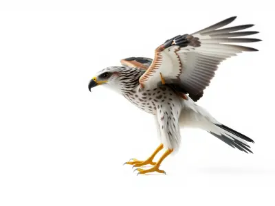 Bionic Miniature Eagle with Photon Wings and Precision Cameras Low-poly 3D model