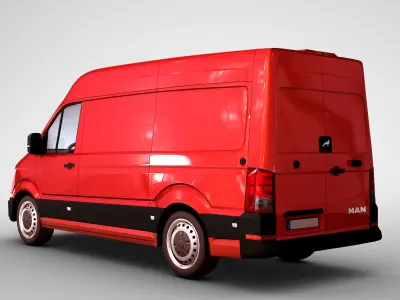 MAN TGE KASTEN  STANDARD  HOCHDCH  MAN TGE KASTEN 3D model