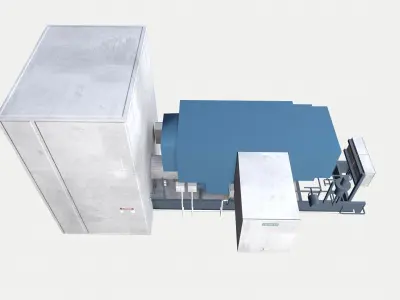 BOG Compressor Low-poly 3D model