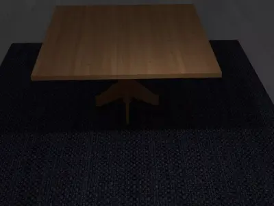 Desk Rendered Free 3D model