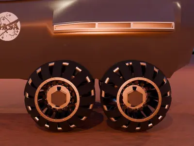 NASA mars rover 3D model