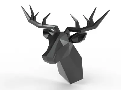 Deer Sculpture  3D model