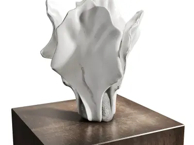 Shoko koike White form A 2018 sculpture  3D model