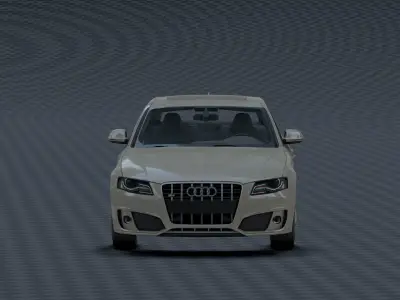 Audi - S4 Low-poly 3D model