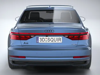 Audi A8 S-Line 2022 3D model