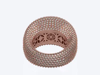 Ring With Stones 3D print model