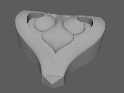 Central decor ornament for furniture Free 3D model 31