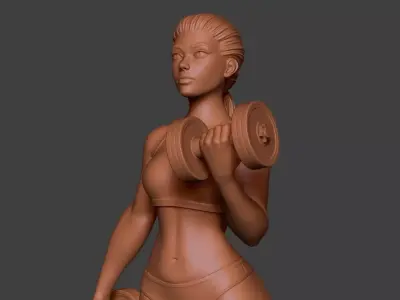 Woman Sport 3D print model