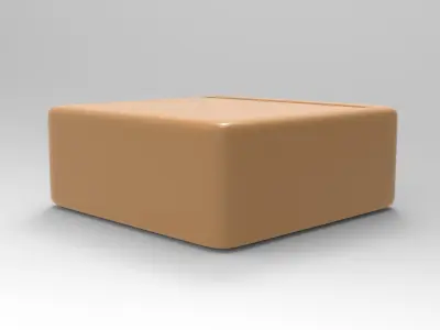 Coi Chair Table Low-poly 3D model