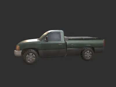 Pickup Low-poly 3D model