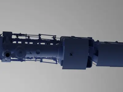 Steyrtalbahn steam locomotive 3D model