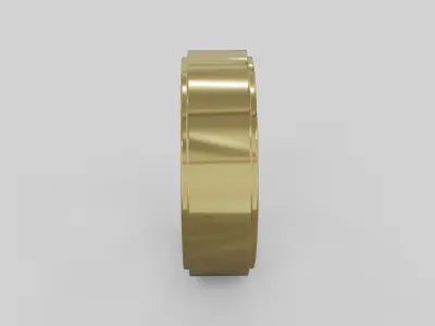 Wedding band ring 3D print model