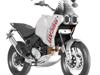 Ducati Desertx 3D model