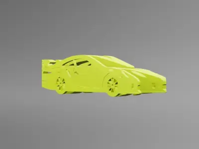 Porsche 911 GT3 RS - Keychain 3D print model