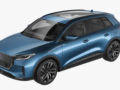 Generic Hybrid SUV 3D model