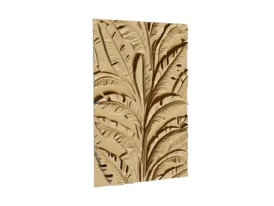 mural decor set wall panel 12 3D model