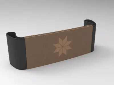 Kupif Resistance Band Low-poly 3D model