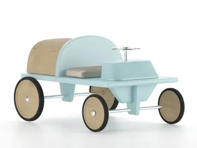 baby car blue 3D model