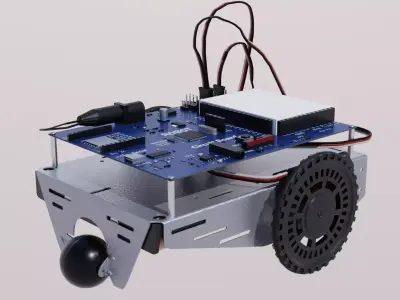 Robot Toy Car 3D model