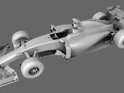 F1 Ferrari SF15-T Formula 2015 3D model