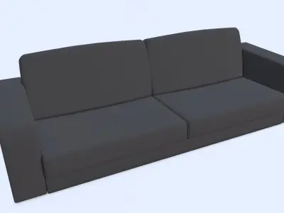 Sofa - Couch Low-poly 3D model