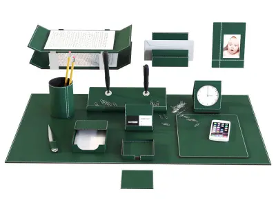 Desk Set for Executive  Director 3D model