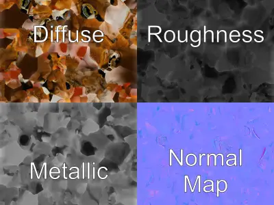 Realistic Tropical Frog 3D Model with High-Quality Textures Low-poly 3D model