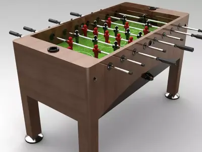 Football soccer table  Free 3D model