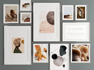 Art Frame 317 Low-poly 3D model