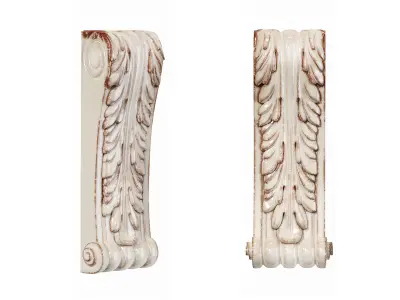 Classic corbel 01 3D model